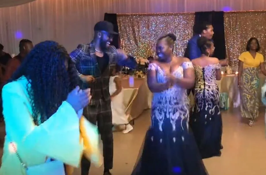 DJ K. Wah! Playing Music At A Wedding Reception