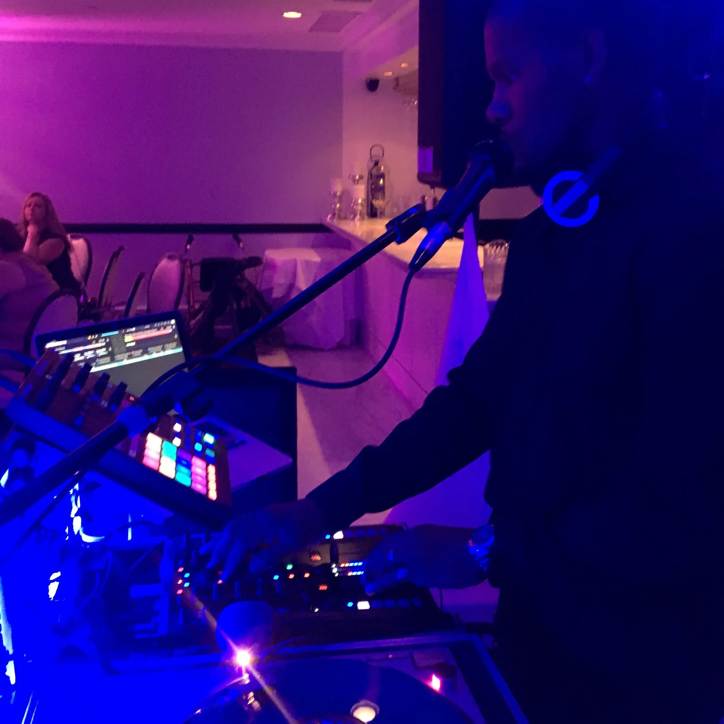 DJ K. Wah! Playing Music At A Sweet Sixteen Birthday Party