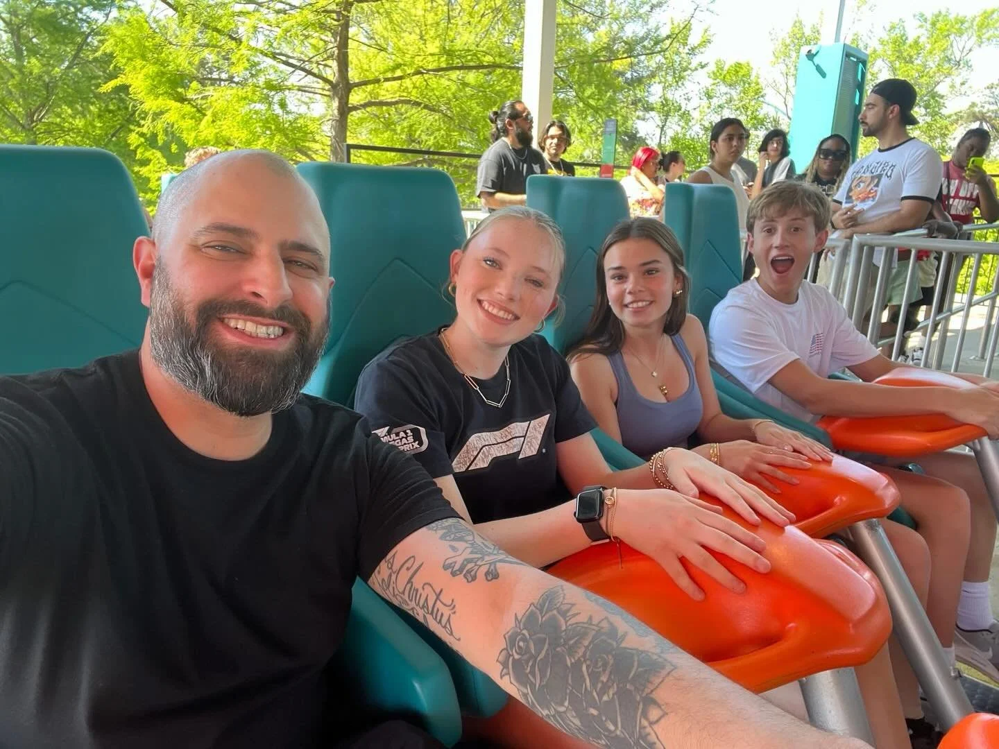 Youth just wanna have fun! 

Fr. Josh, youth, and youth leaders enjoyed an outing to Six Flags recently. We are so grateful for their leadership among us!