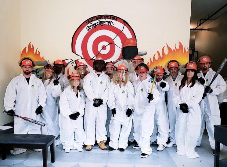 Group Event Rage Room at The Rage Cage in NYC