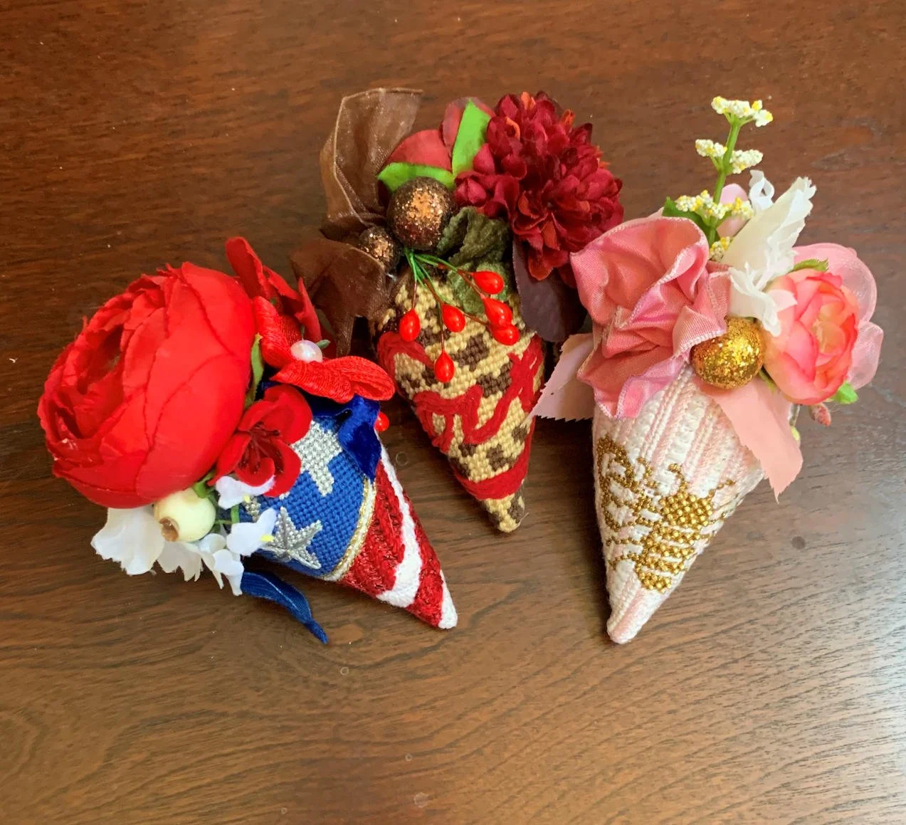 Strawberries from Barbara's Needlepoint 