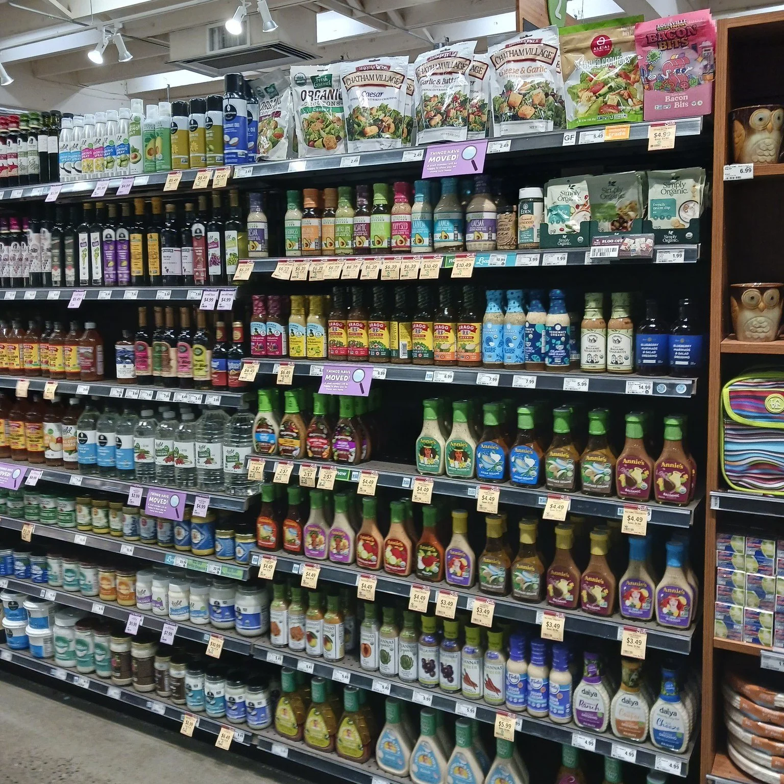 AISLE MIGRATION SEASON
🦅🦆🪶🐦&zwj;⬛🍫🍪🥫🐟
Like birds in flight, our goods take wing,
Changing shelves as seasons swing.
Dressings and oils? Aisle one&rsquo;s their new nest.
Condiments shifted&mdash;follow the rest!
Spices found flavor in aisle t