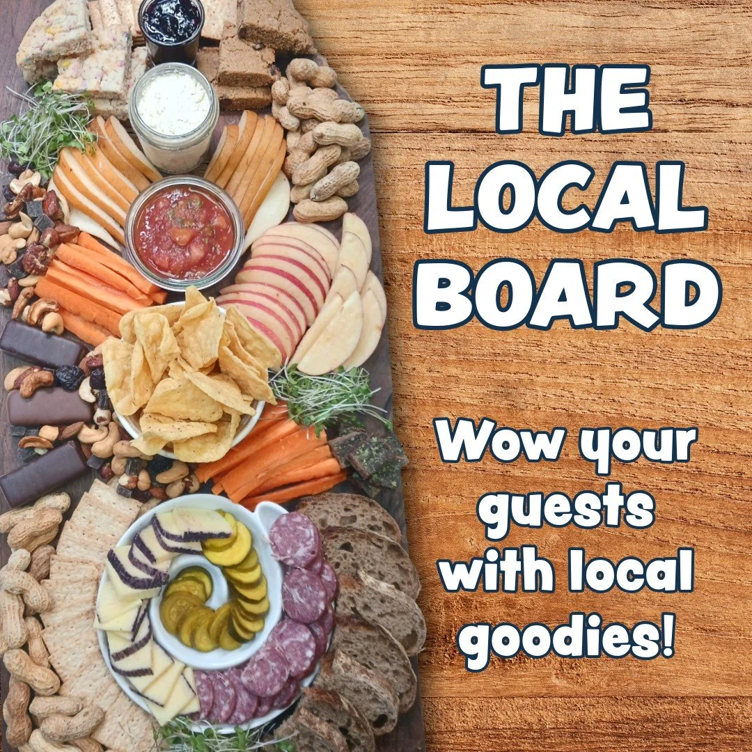 THE LOCAL BOARD!
Wow your guests with local goodies!
🧀🥖🥕🍐🍪🥒🥜

@mysterybayfarm &ndash; Fromage Blanc Cheese
@franschocolates &ndash; Park Bars
@cbs_nuts &ndash; Lightly Salted Nuts
@chimacumgrain - Sourdough
@goodnessteatime &ndash; Olympic Min
