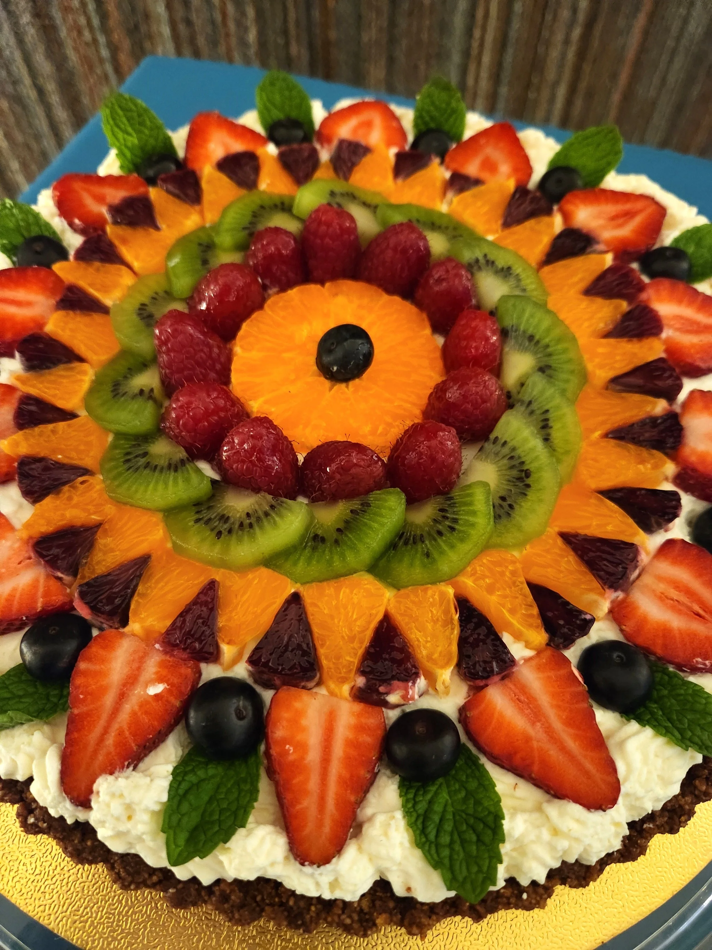 Mandala Chocolate Torte – by Eileen Steimle (3rd Place)