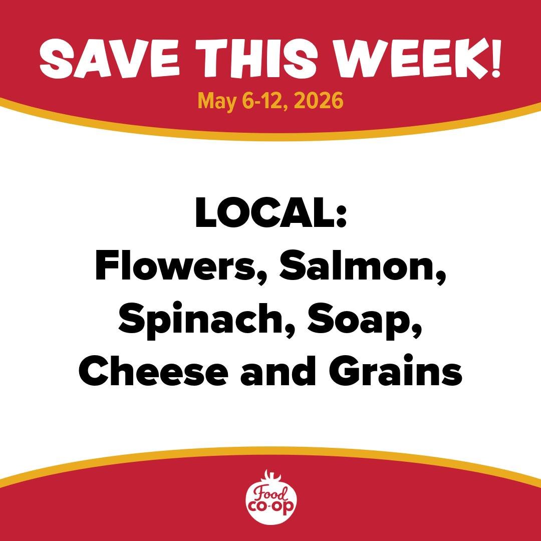 SAVE THIS WEEK:
May 6-12, 2026

We&rsquo;ve got weekly deals on local flowers, salmon, spinach, soap, cheese and grain.

Comment &ldquo;DEALS&rdquo; and we&rsquo;ll send you this week&rsquo;s flyer with even more savings inside!

 #chimacum #jefferso