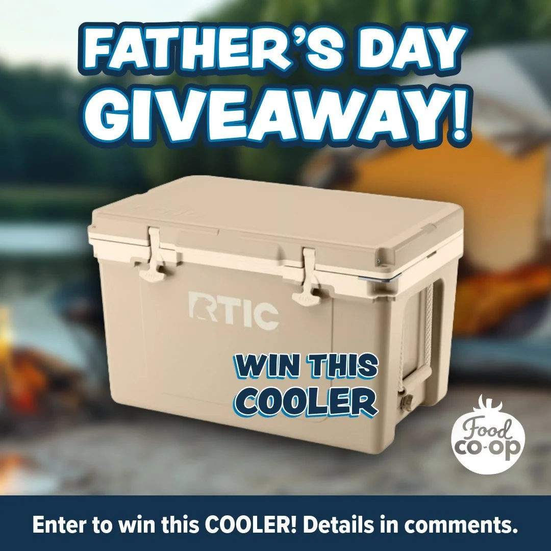 Father&rsquo;s Day Giveaway!
🏕️🌄🔥
&bull; Enter between May 23 &ndash; June 11th 
&bull; Winner will be chosen and contacted on Friday, June 12th.
&bull; Please note that you must be able to come to the Port Townsend Food Co-op to pick up the prize