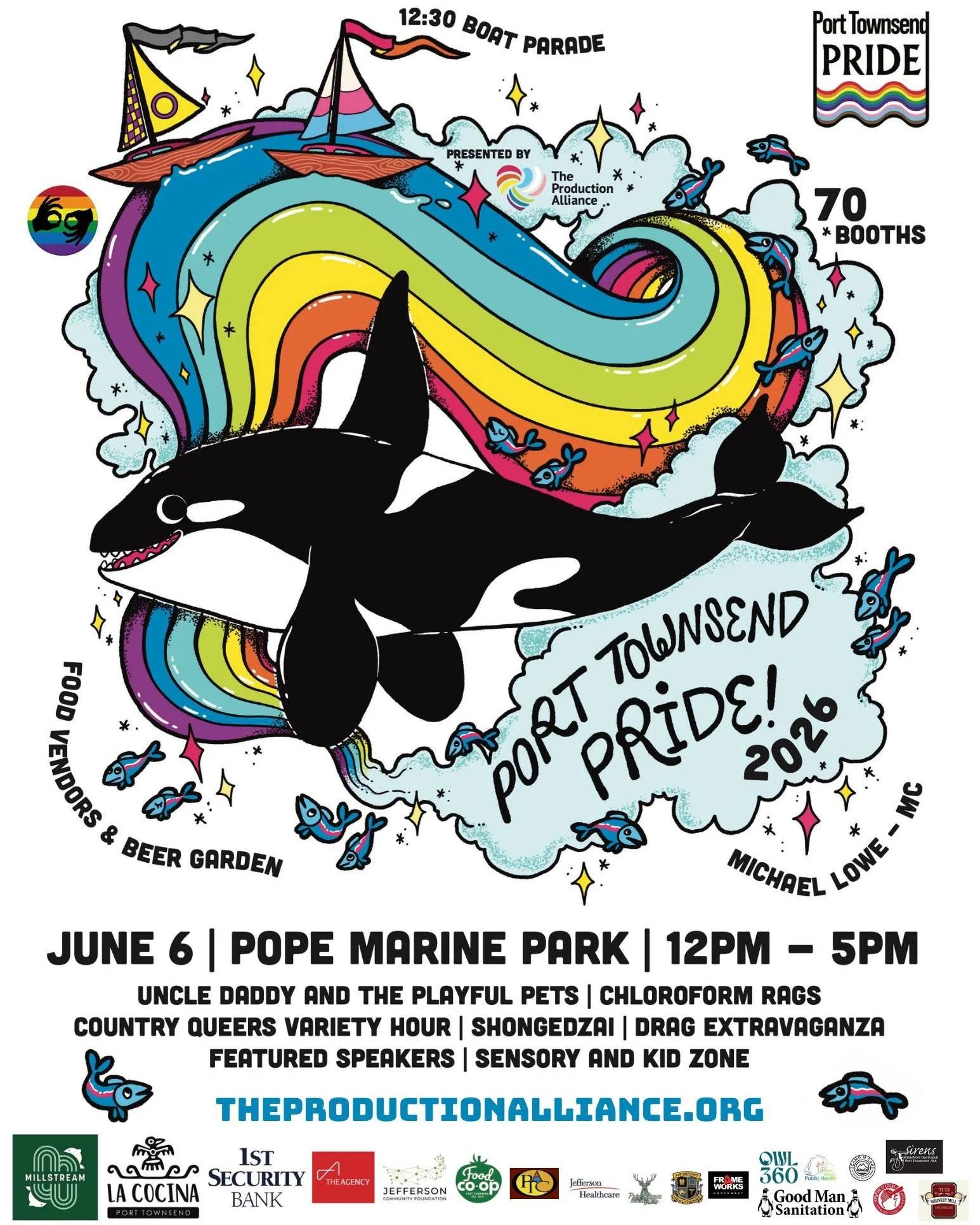 Visit our booth at PRIDE!
June 6, 12-5pm, Pope Marine Park
Play PRIDE DAY PLINKO where everyone is a winner!
And come check out our new Pride Shirts, they&rsquo;re AMAIZ-ING!
❤️🧡💛💚💙💜🩷🩵🤎🖤