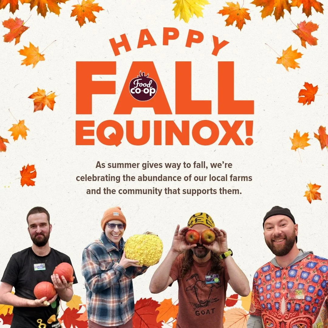 As summer gives way to fall, we&rsquo;re celebrating the abundance of our local farms and the community that supports them. 🍁🍂🍎🎃🍄&zwj;🟫

 #OlympicPeninsula #PortTownsend #jeffersoncountywa #chimacum #eatlocal #eatlocalfirst #localfarms #FoodCoo