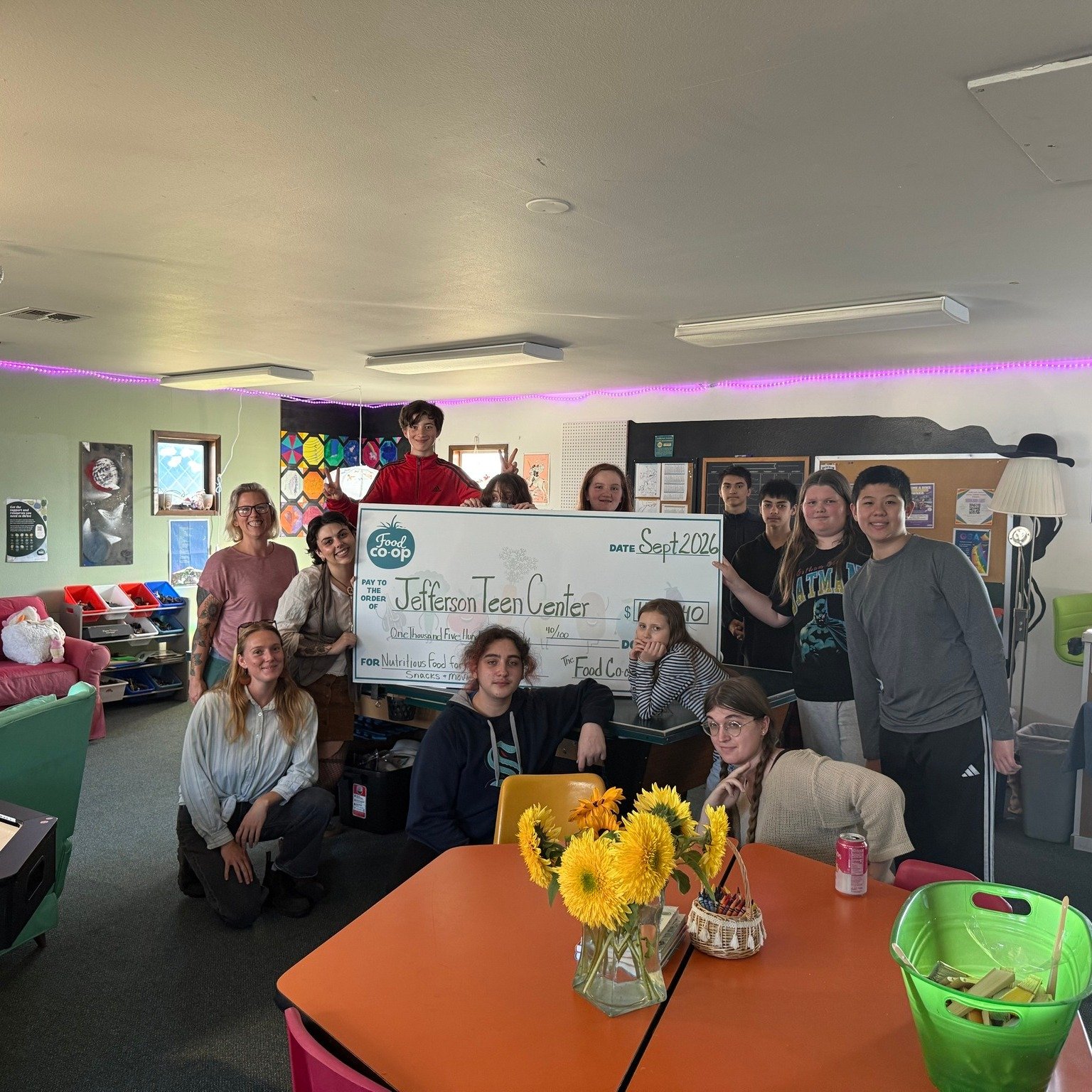 Growing a Place to Belong!
🎨Jefferson Teen Center Awarded 2026 Grow Fund Grant🏓

The @jefferson_teen_center  is a nonprofit youth organization serving teens ages 10&ndash;19 in the Tri Area region of Jefferson County. Their mission is to reduce bar