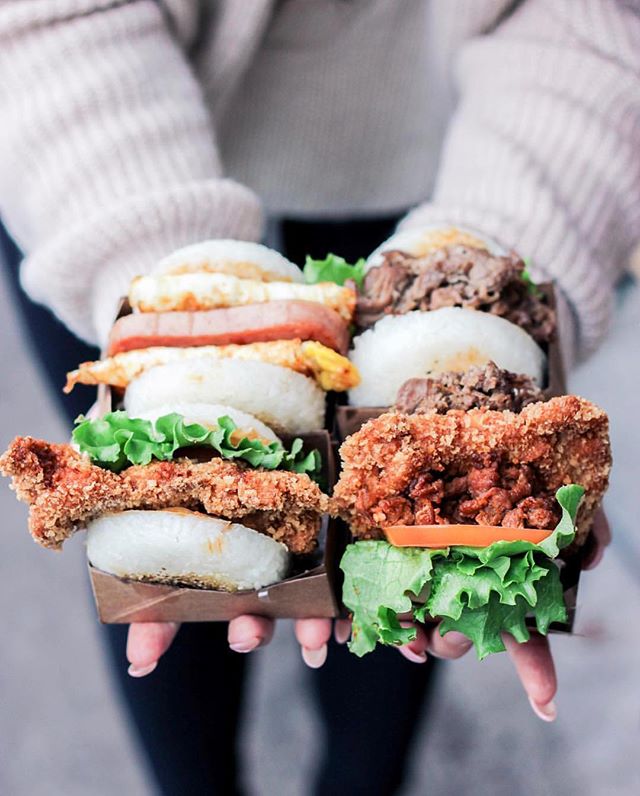 Rice Burger Vancouver Burgers With A Japanese Twist