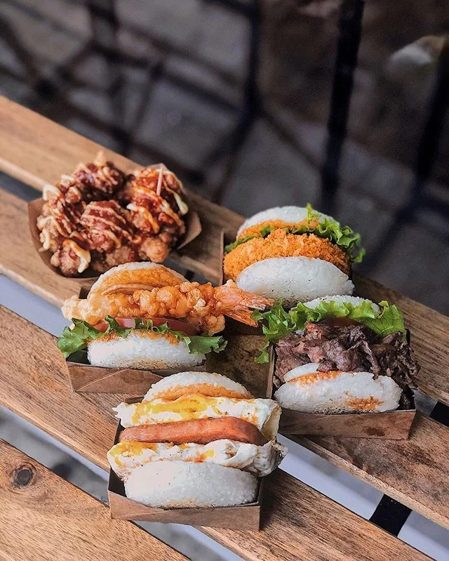 Rice Burger Vancouver Burgers With A Japanese Twist