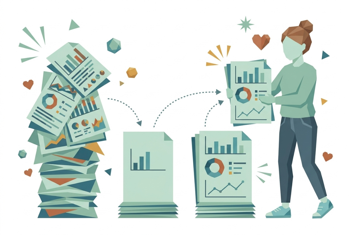 Your Marketing Report Is Either Too Much or Too Little. Here's the Right Amount.