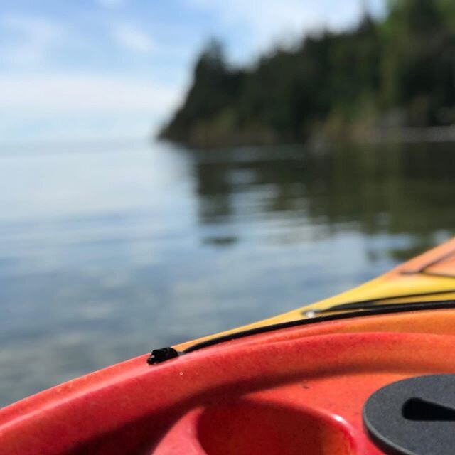 A little big kayak! #lakehuron #puremichigan #lescheneauxislands #michigangirl