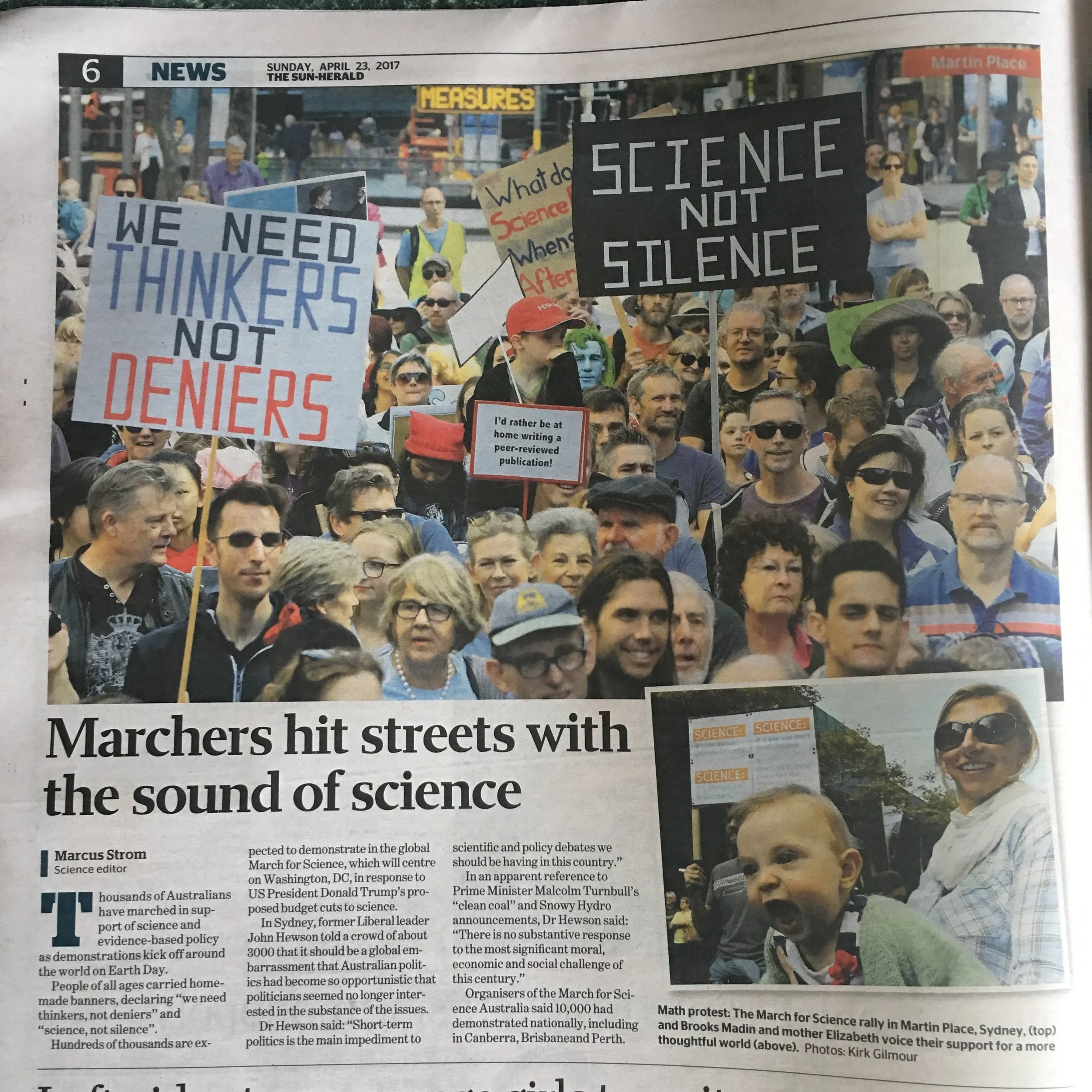 Marching for science…with the next generation