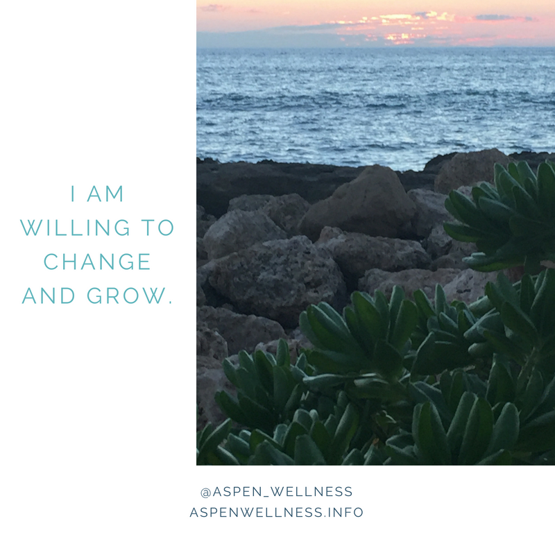 Willing to grow.