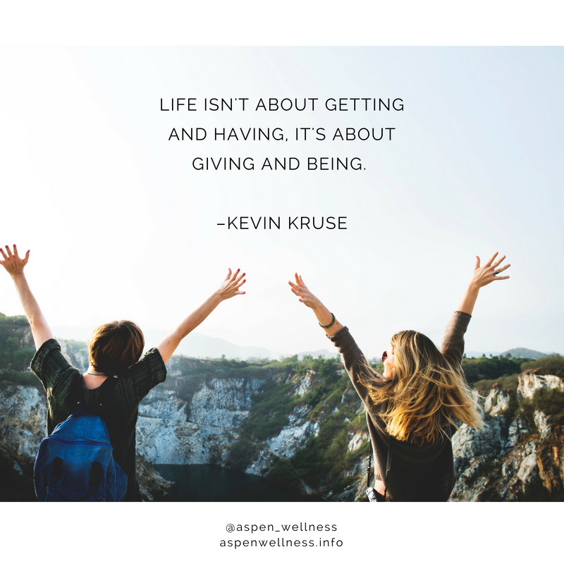 Make Life About Giving.