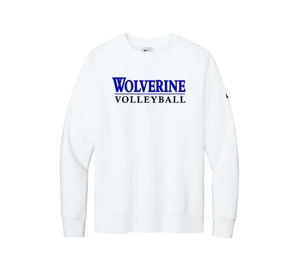 West Potomac Volleyball 2026 White Nike sweatshirt