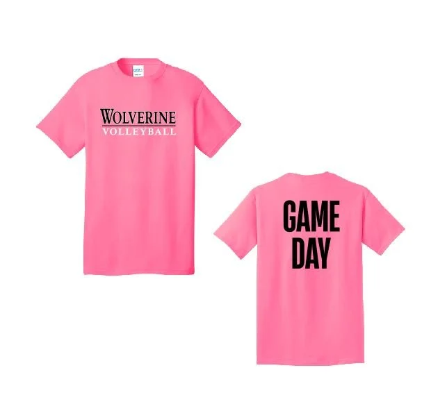West Potomac Volleyball 2026 GAME DAY pink shirt