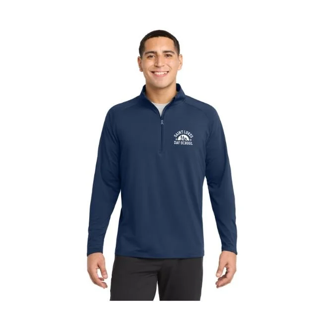 Saint Lukes Day School 2026 Men's Sport-Wick® Stretch 1/4-Zip Pullover with embroidered logo