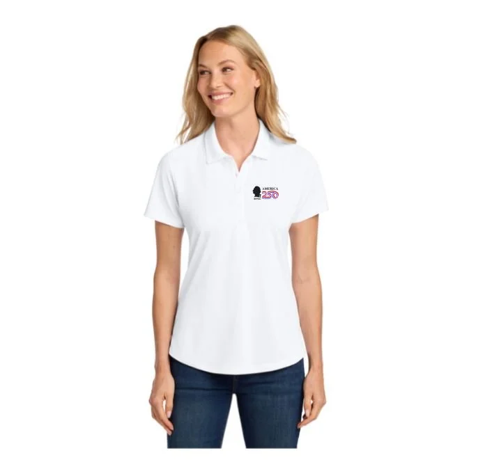 Mount Vernon Country Club summer 2026 Women's moisture wicking polo w/embroidered logo