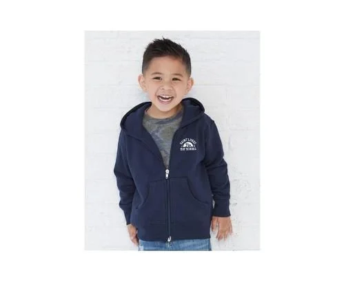 Saint Lukes Day School 2026 Navy Toddler Full-Zip Fleece Hoodie