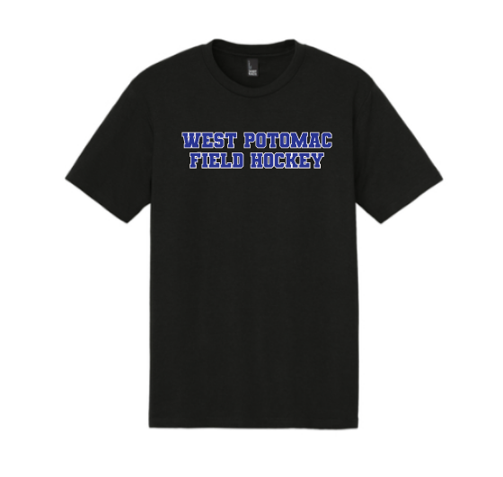 West Potomac Field Hockey 2026 Black Tri-blend tee
