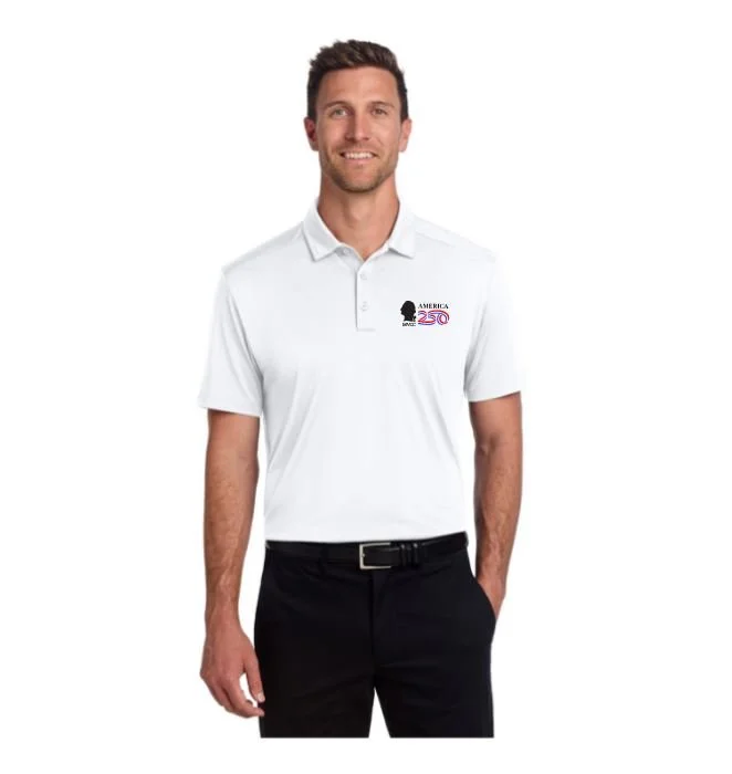 Mount Vernon Country Club summer 2026 Men's moisture wicking polo w/embroidered logo