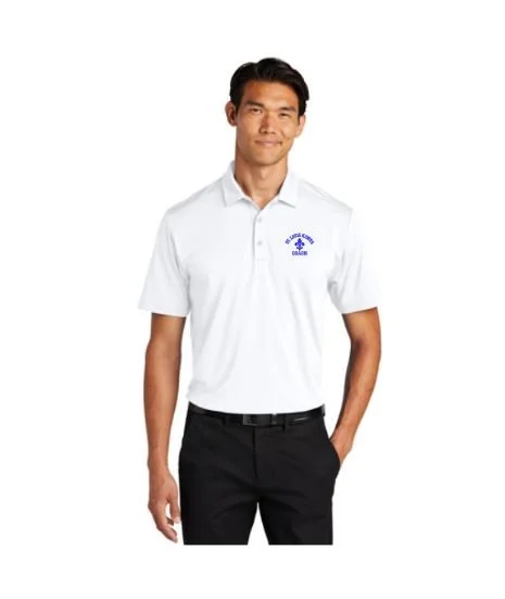 St. Louis Spring 2026 Performance Wear White Coaches Polo