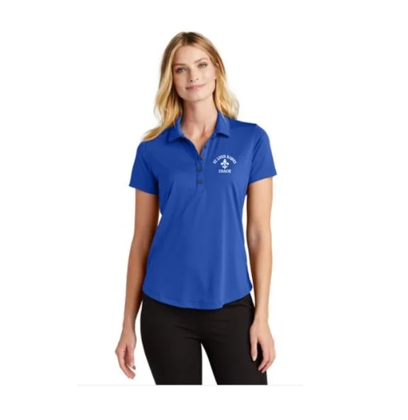 St. Louis Spring 2026 Performance Wear Ladies Royal Coaches Polo