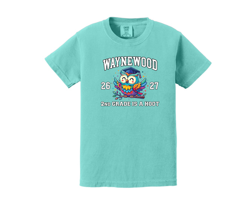 Waynewood 2nd grade Comfort Colors Class shirts