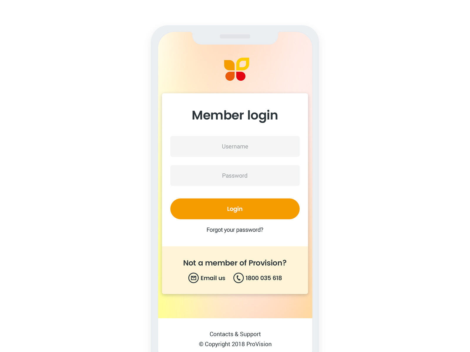 Optometrists can also access and edit their profile or download resources to help improve their practice.