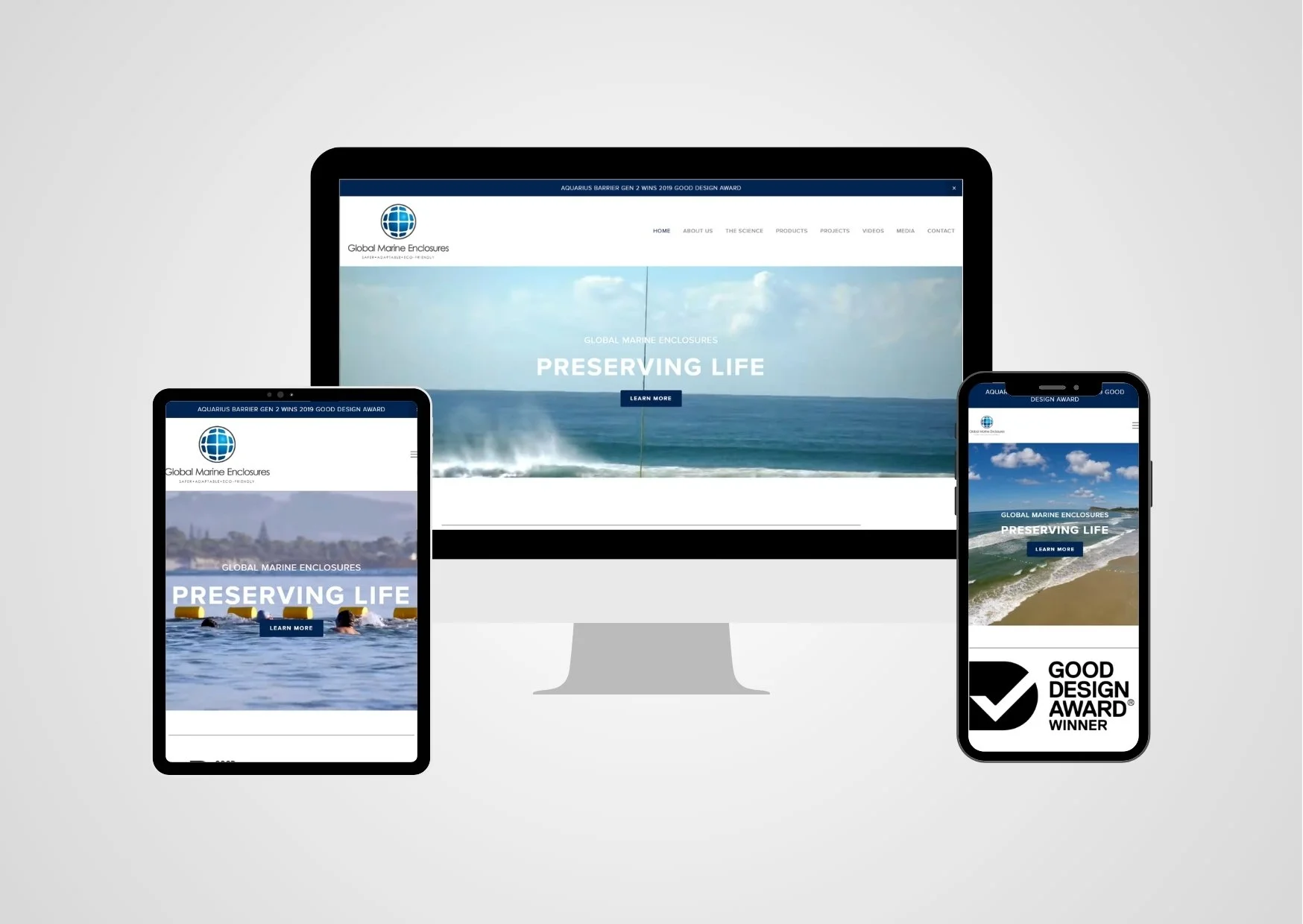 Global Marine Enclosures Website