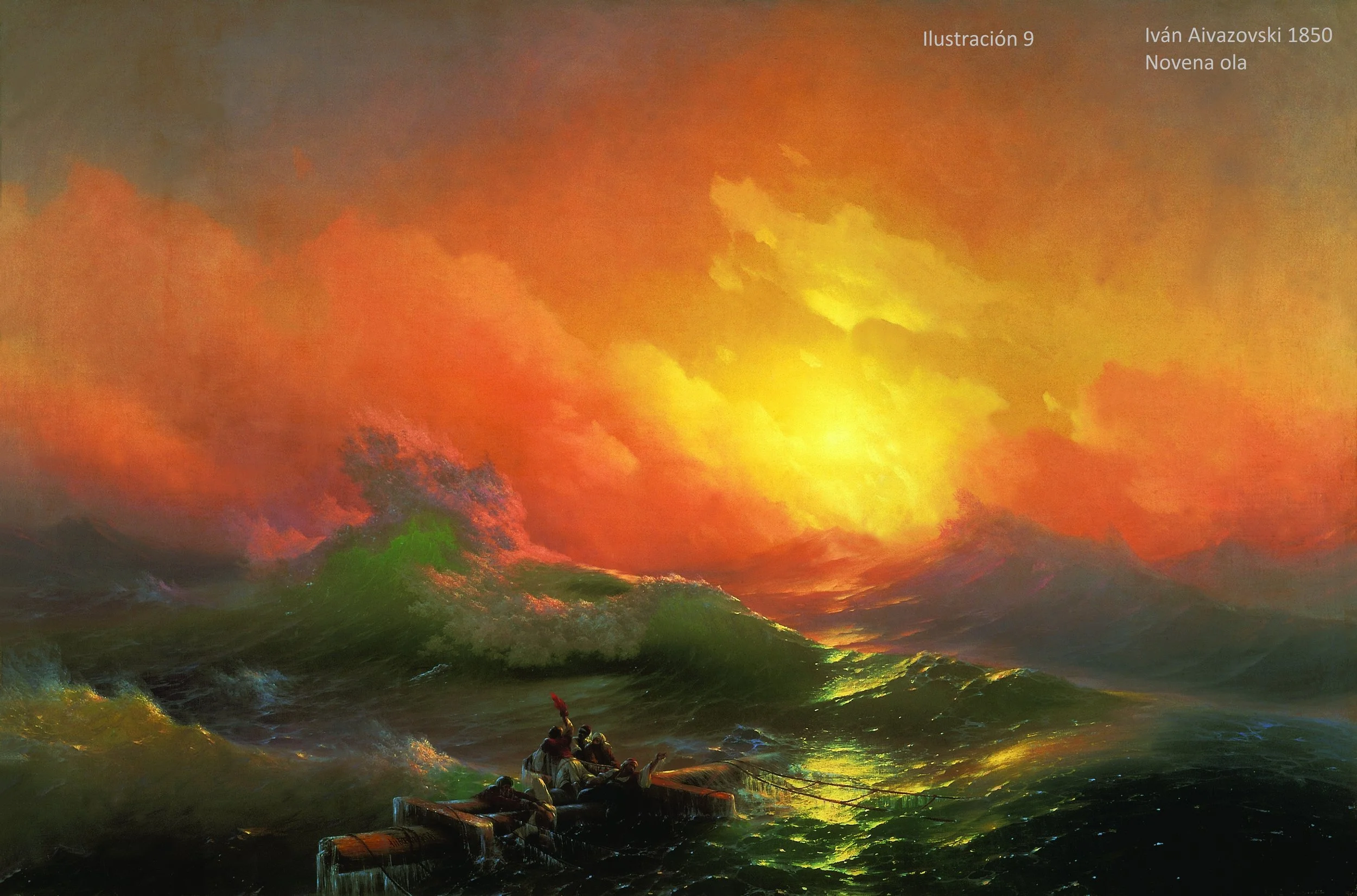 Iván Aivazovski. La Novena Ola. 1850.