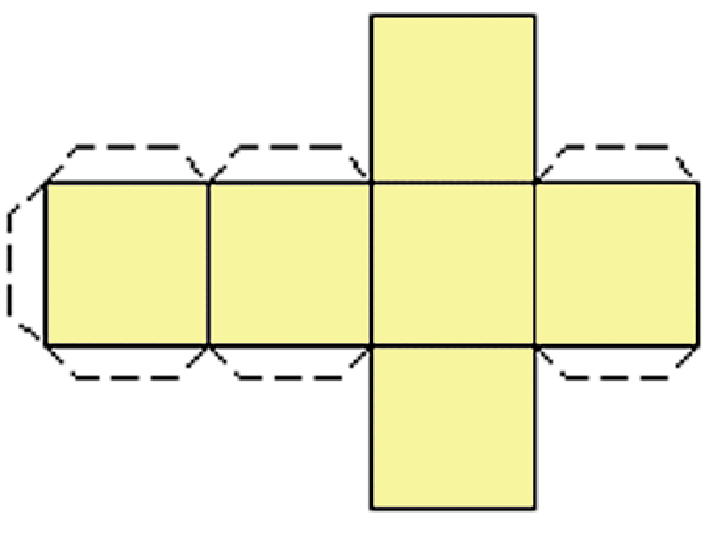 Cubo en dos dimensiones.
