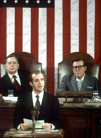 Juan Carlos I, dircurso en EEUU, 1976.