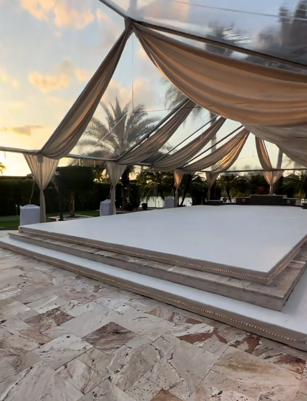 White Turf Pool Cover