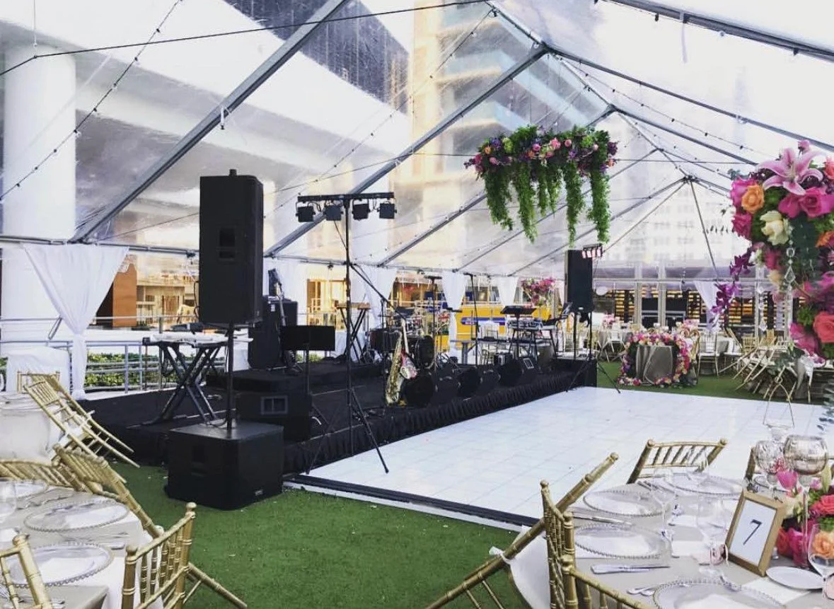 Outdoor Grass Dance Floor (White)