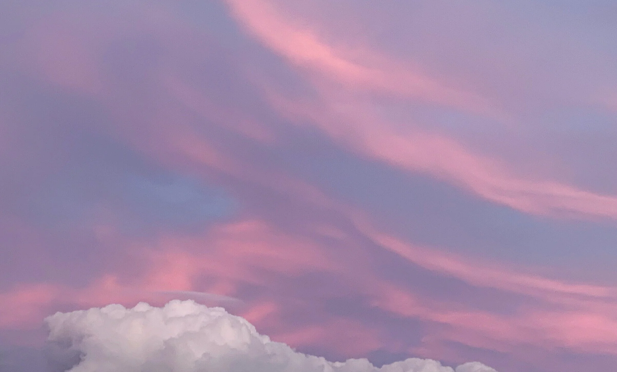 Above the clouds…