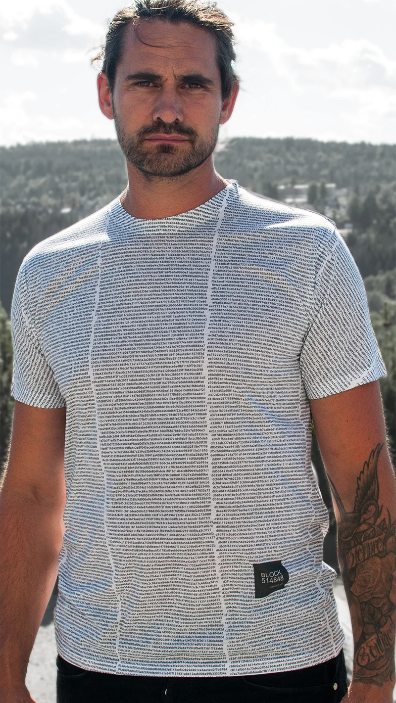 T-shirt - Bitcoin Block #514848