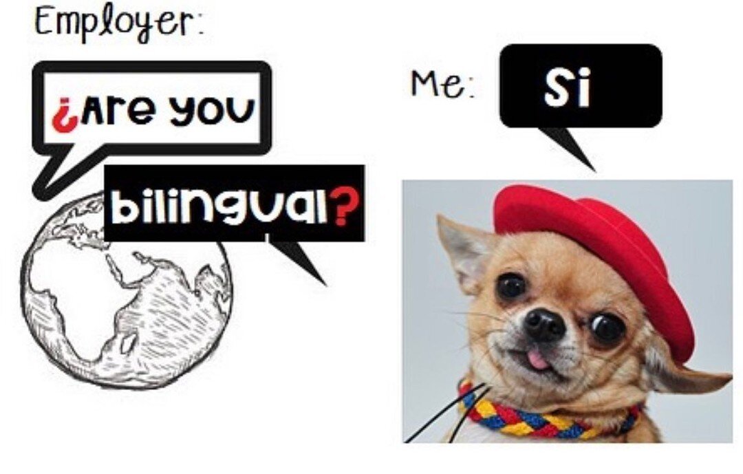 Did you know that:

 🙌Bilingual employees are viewed as having excellent communication and problem-solving skills as a result of their experience in developing a second language while maintaining command of their native tongue.
.
.
.
.

#spanish #sp