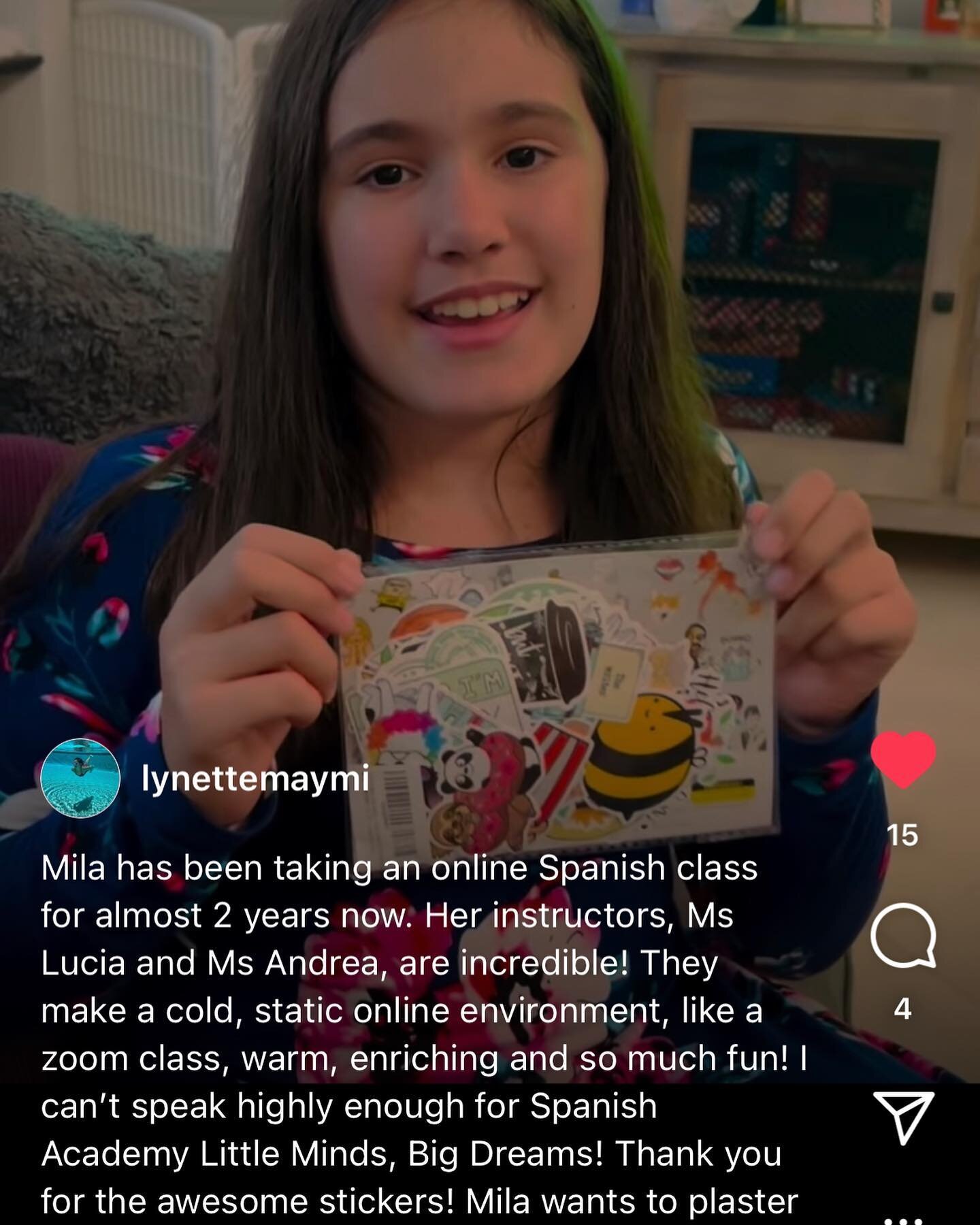 We received this beautiful message from our sweet student Mila this morning. She made our day☀️
It is such an incredible feeling we get when receiving notes like this from our students and parents. We are so honored to be able to impact children, fam