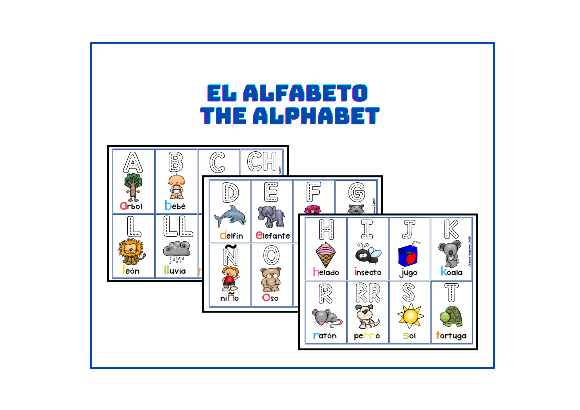 The Alphabet- El Alfabeto (Word Wall)