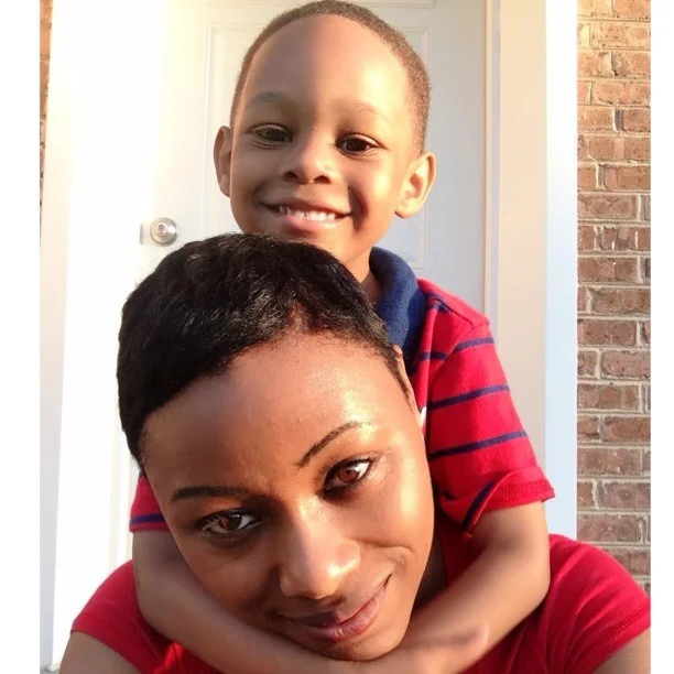 My favorite photo of Micah and myself. We spent the day outside walking around the neighborhood, to the playground and the store. Stopping on our front porch to rest, Micah gave me a hug and I took this “selfie”. It was a perfect day. 2013