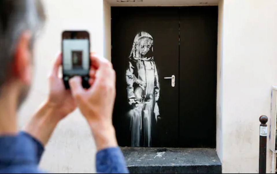 Banksy's Tribute Piece Stolen in Paris