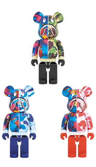 Bape x Medicom 1000% Be@rbrick