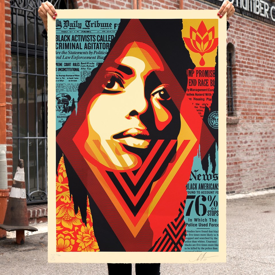 Shepard Fairey - Bias by Numbers Print