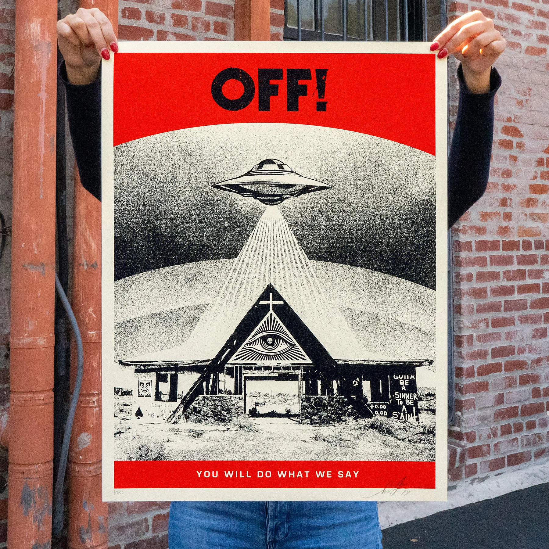 Shepard Fairey Print - OFF!