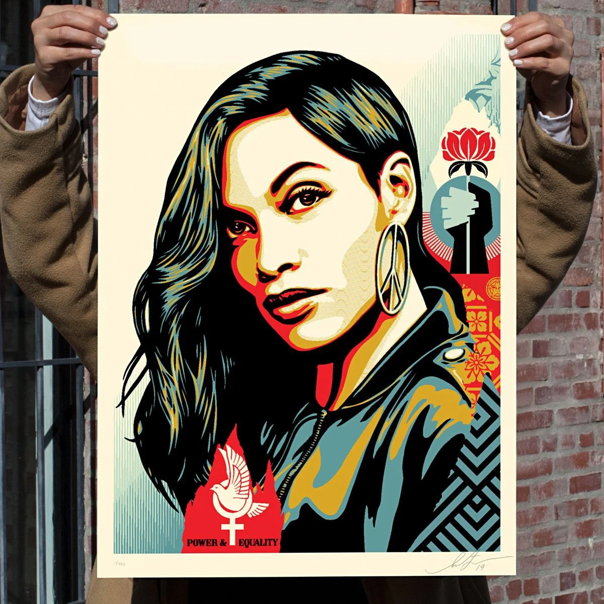 Shepard Fairey - Power &amp; Equality (Dove)