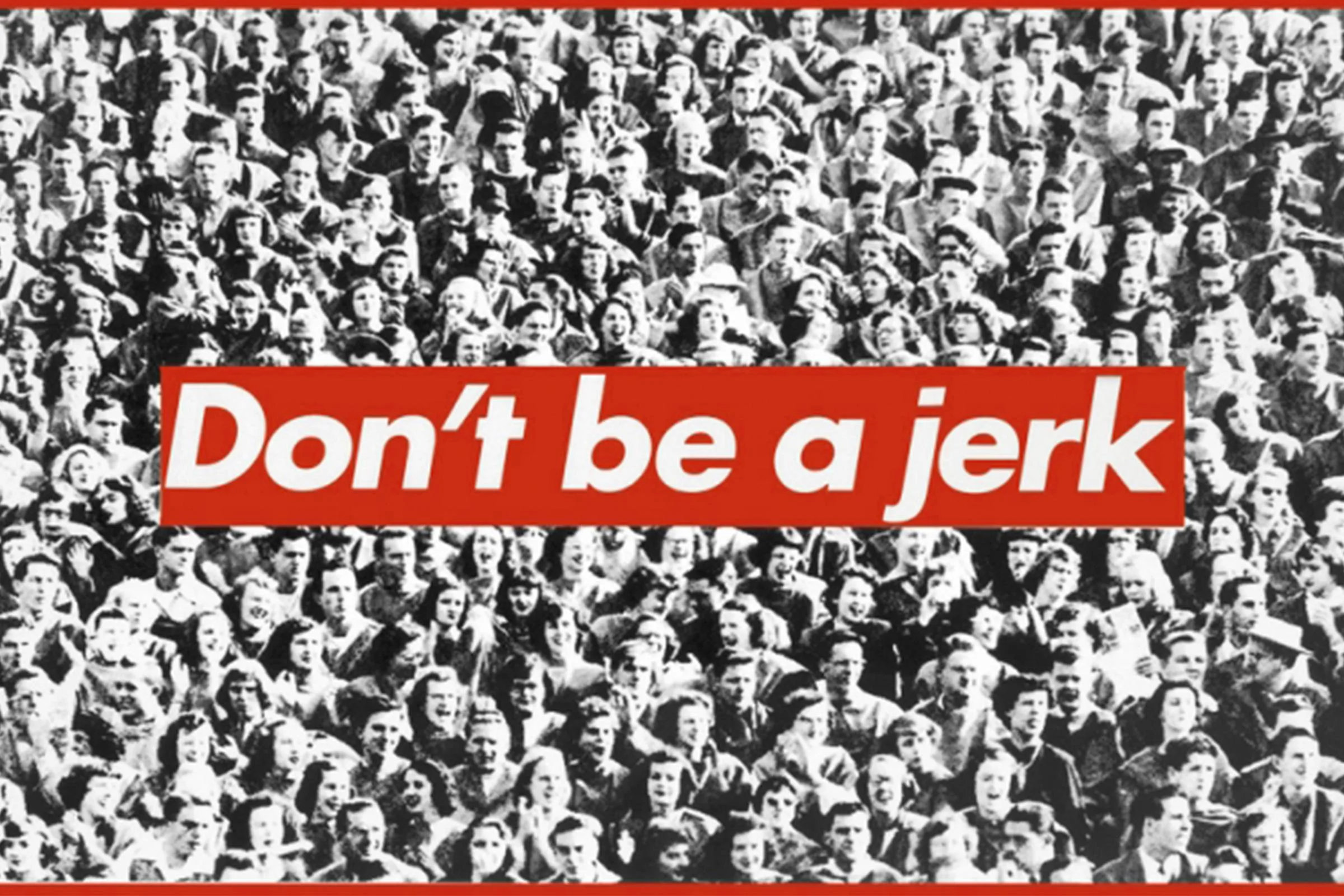 title and image by @barbarakruger45