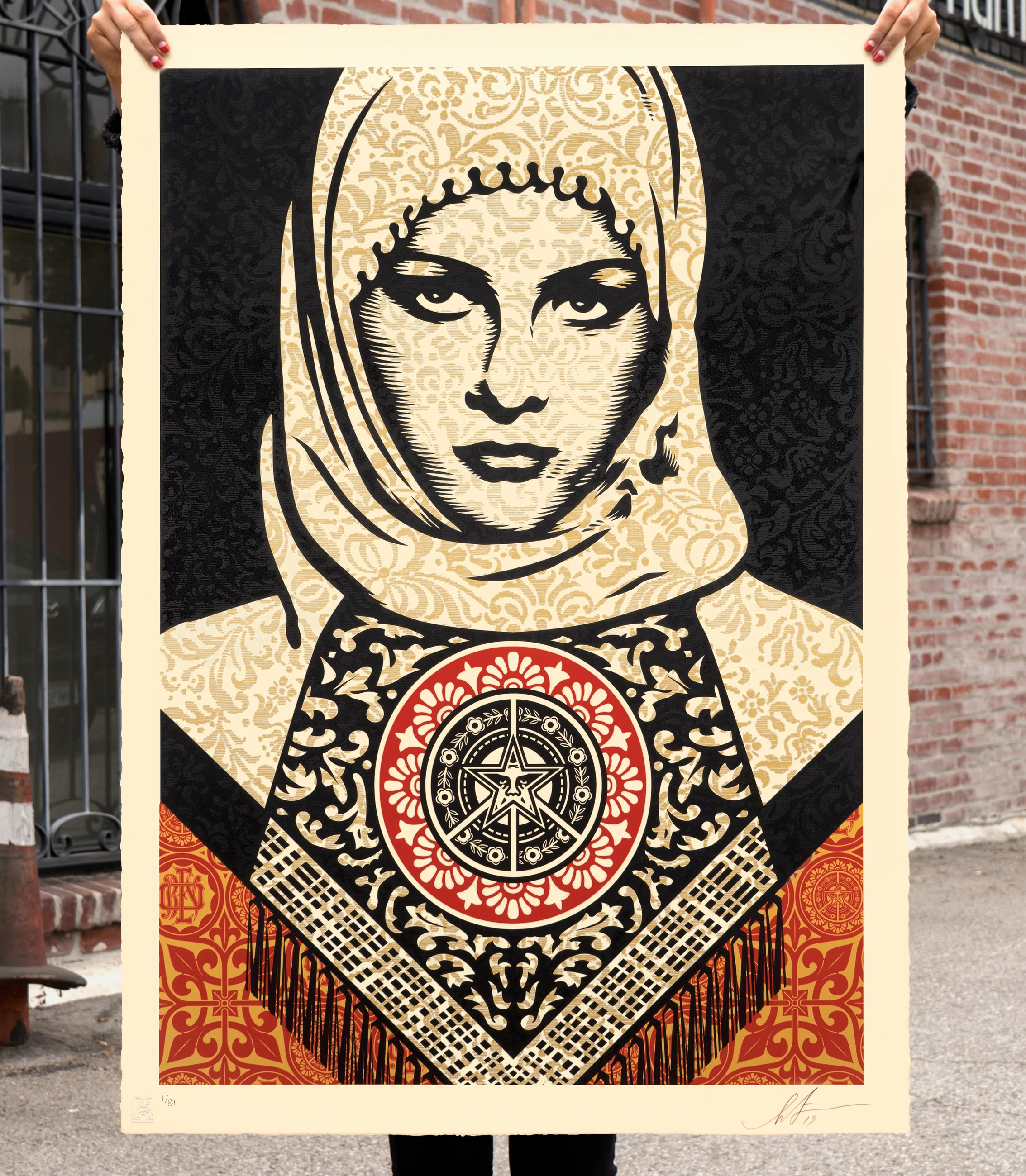 Arab Woman By Shepard Fairey